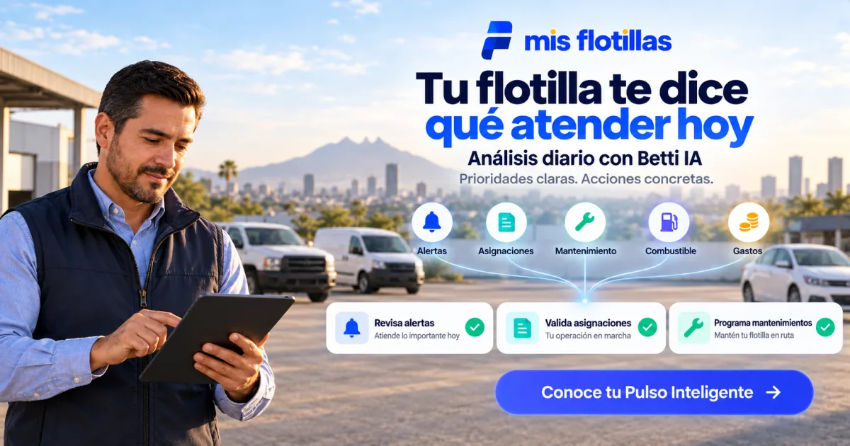 Análisis diario de flotillas con IA: prioridades para actuar