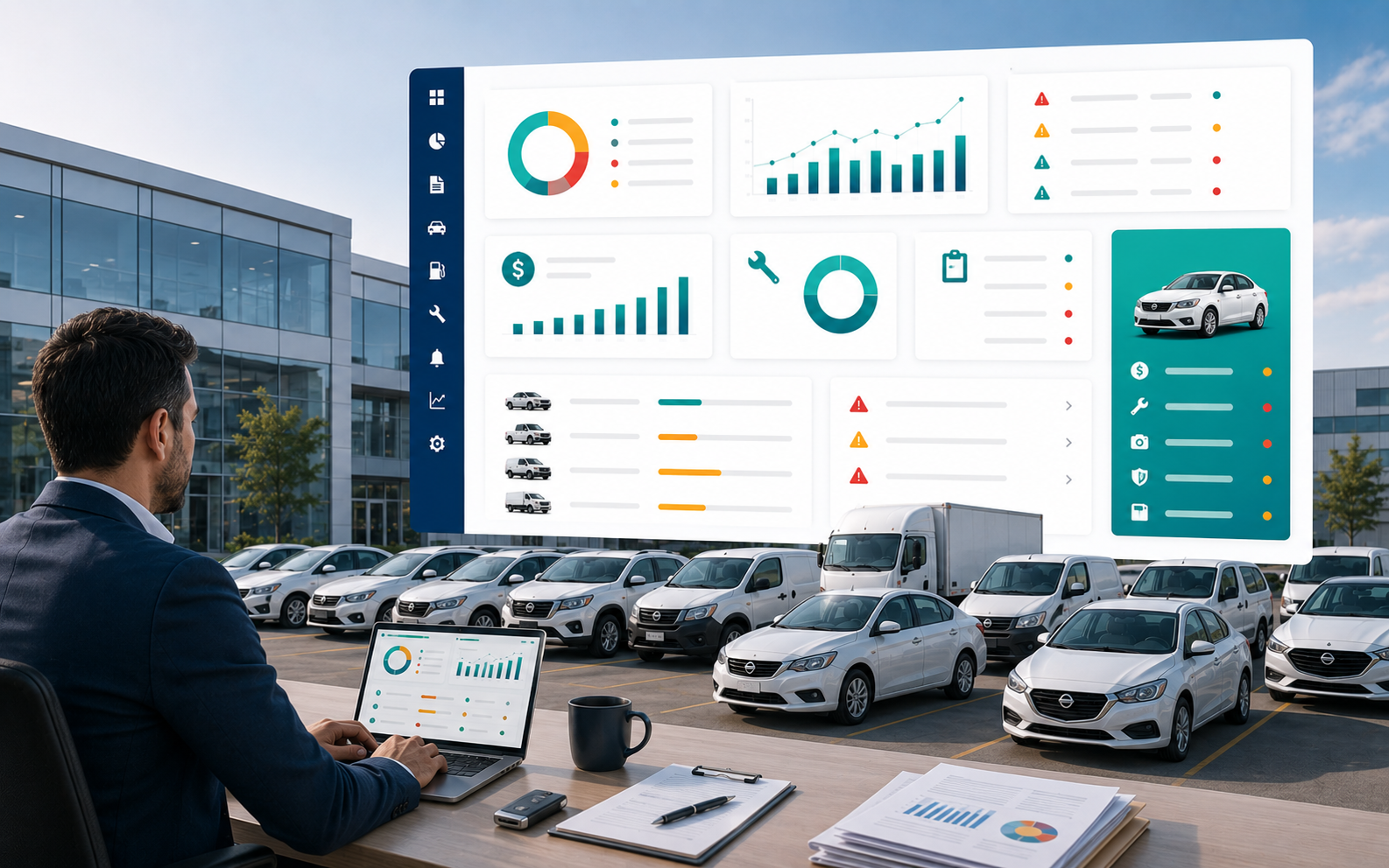 Software de flotillas para arrendadoras con dashboard de margen, costo real y control operativo por unidad