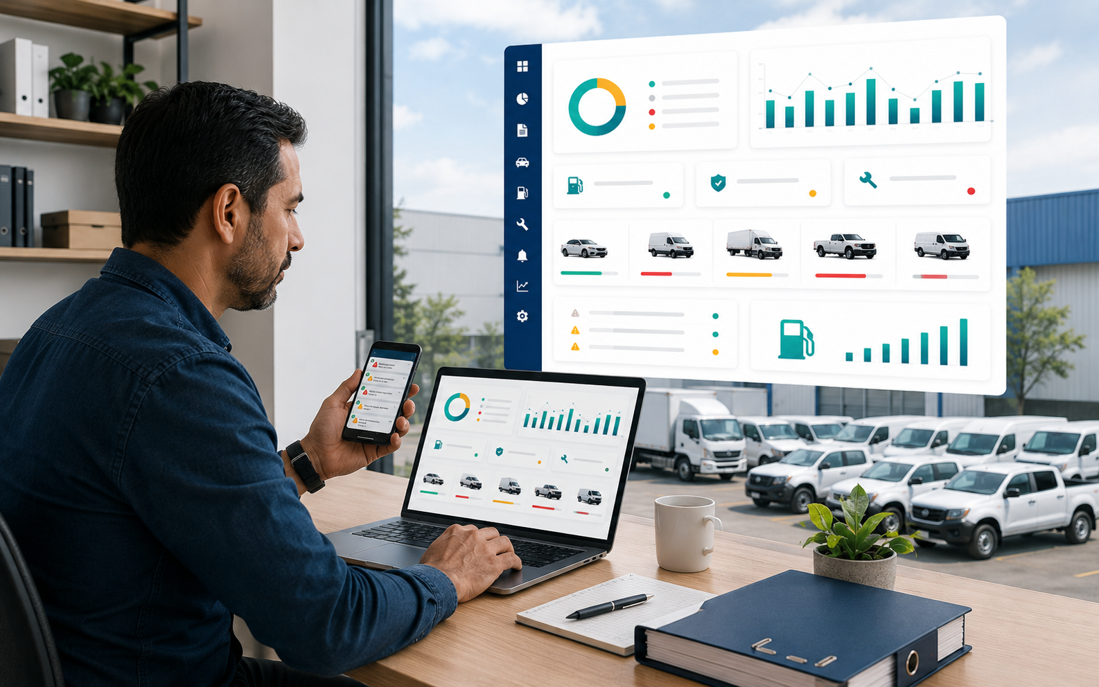 Plan PYME de Mis Flotillas con dashboard operativo, alertas por WhatsApp y control de documentos para empresas